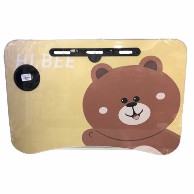 Mesa Cama Plegable Para Notebook Portavaso Oso café/ HI BEE1