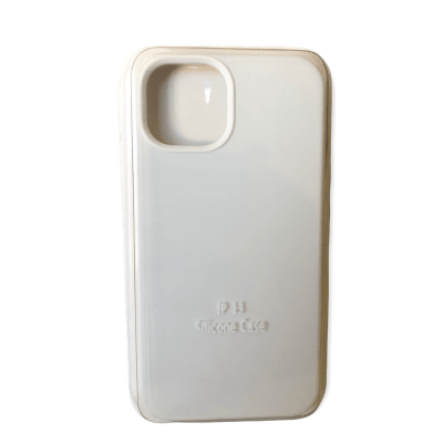Carcasa iPhone 13 Silicona Color Blanco1