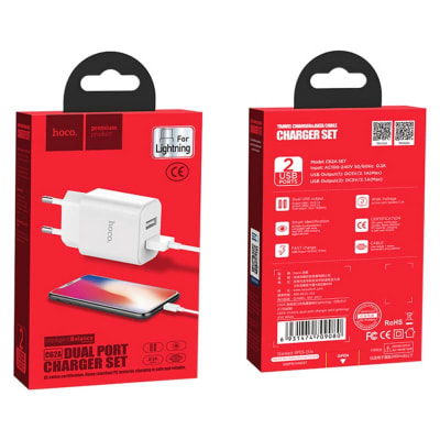 Hoco Cargador Lightning 2.1A1