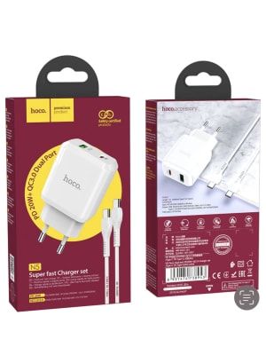 Cargador N5 Hoco PD+Usb 3.0 Cable Tipo C-C2