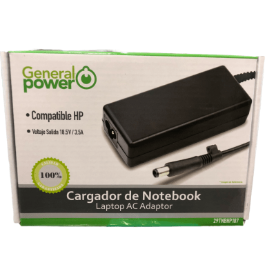 General Power Cargador Notebook Compatible HP 18.5V/3.5A