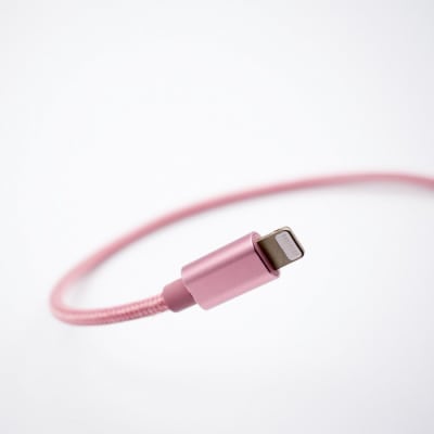 Cable Lightning Urbano Rosado 1mt3