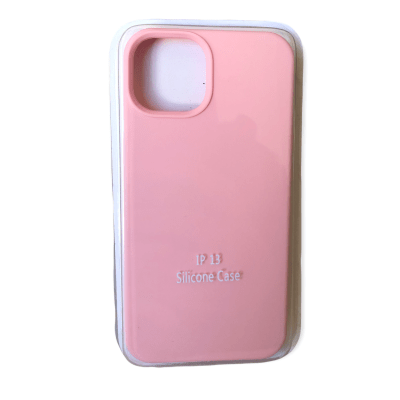 Carcasa iPhone 13 Silicona Color Rosado1