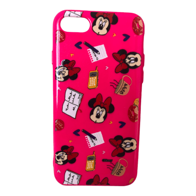 Carcasa iPhone7/8/SE 2020 Disney Minnie Fluor1
