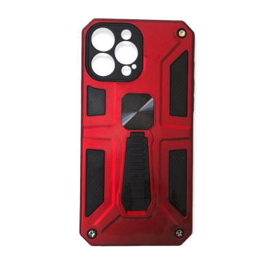 Carcasa iPhone 13 Pro Max Armor Soporte Rojo