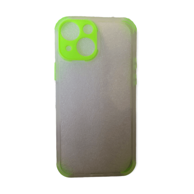Carcasa iPhone 13 Mini Transparente Cámara Color Verde1