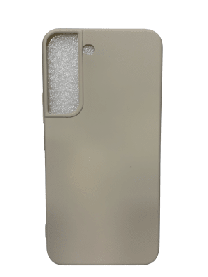 Carcasa S22 Silicona Beige1