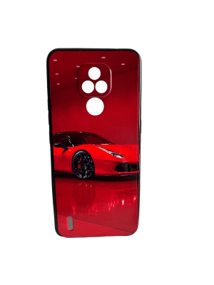 Carcasa Diseño Auto Rojo MOTO E7
