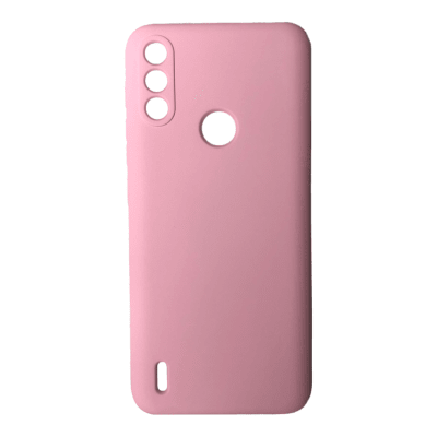 Carcasa Moto E7i Power Silicona Rosado1