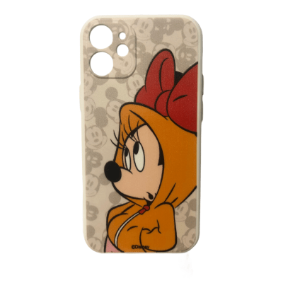 Carcasa iPhone 12 Mini Disney Minnie Blanco1