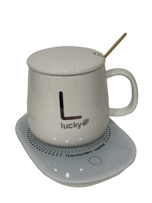 Taza con calentador Blanca1