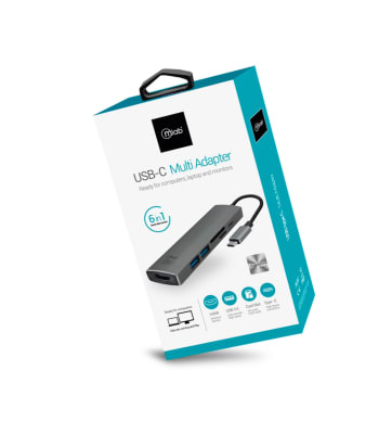 Mlab USB-C a USB 3.0 HDMI Lector tarjeta 6 en 12