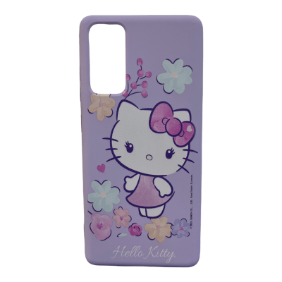 Carcasa S20 Fe Hello Kitty Morado1