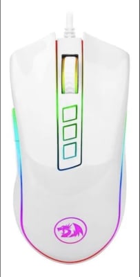 Mouse Gamer Cobra Redragon Blanco3