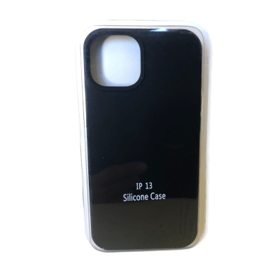 Carcasa iPhone 13 Silicona Color Negro1
