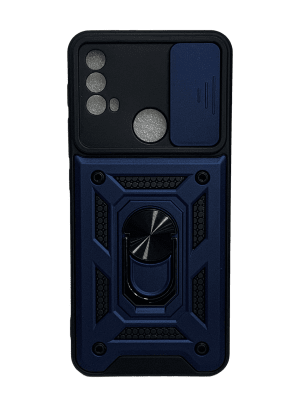 Carcasa Moto E30/E40 Robotica azul