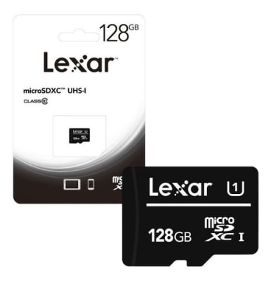 Tarjeta de memoria 128 GB Lexar Clase 10 - 80Mb/s1