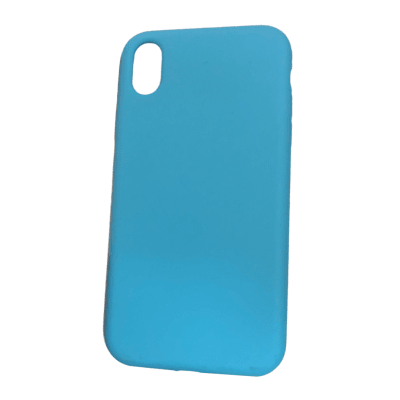 Carcasa Silicona Celeste iPhone XR1