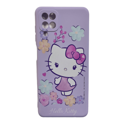 Carcasa A12 Hello Kitty Morado1