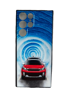 Carcasa Diseño Auto rojo S22 ULTRA1