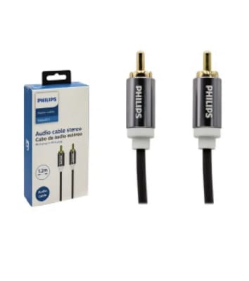 Cable audio RCA a RCA 1.2 mts. Philips