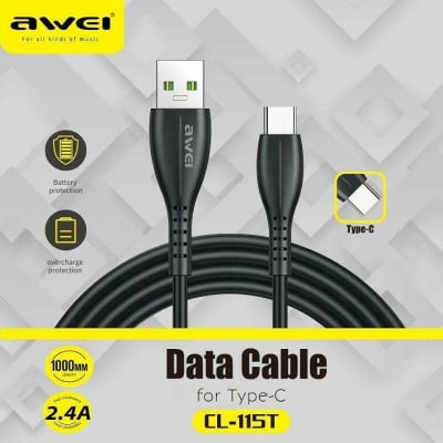 Cable AWEI USB-C CL-115T 2.4A1