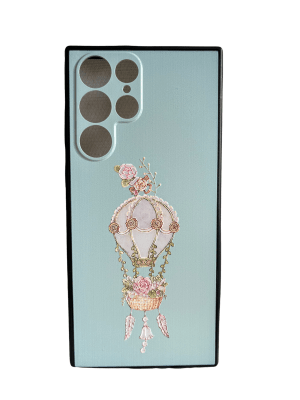 Carcasa Diseño Globo Rosa S22 ULTRA1