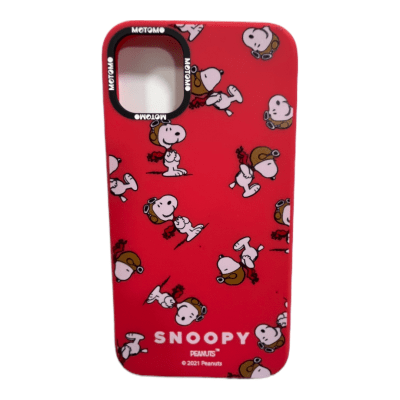 Carcasa iPhone 12/12 Pro Snoopy Rojo1