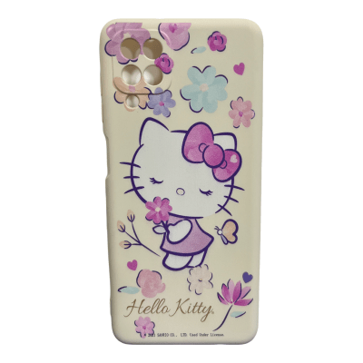 Carcasa A12 Hello Kitty Amarillo1