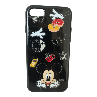 Carcasa iPhone7/8/SE 2020 Disney Mickey Negro1