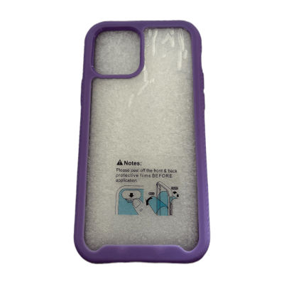 CARCASA IP13 PRO CARCASA 360 BORDE LILA1