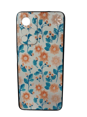 Carcasa Relieve Xiaomi POCO M4 Pro Diseño Flores1