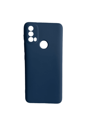 Carcasa Silicona Azul Moto E30/E401