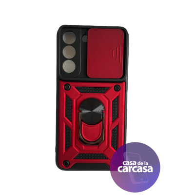 Carcasa Armor con Soporte Rojo S21 Fe1