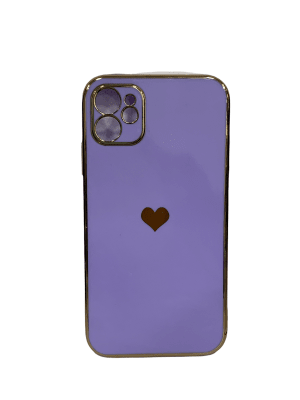 Carcasa 11 corazones morado2