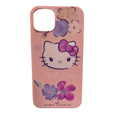 Carcasa iPhone 13 Hello Kitty Damasco1