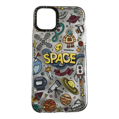 Carcasa iPhone 11 Transparente Diseño Space1