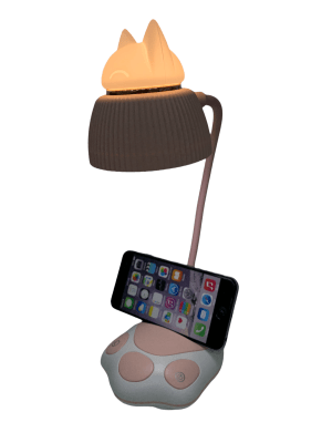 Lampara Gato Naranja1