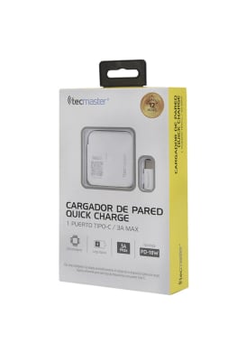 Tecmaster Cargador Rápido Tipo C - C2