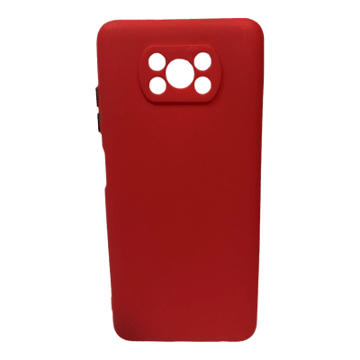 Carcasa Silicona Rojo Mi Poco X31