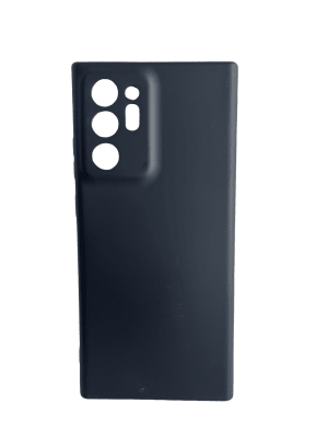Carcasa Silicona Lisa Negro Note 20 Ultra1