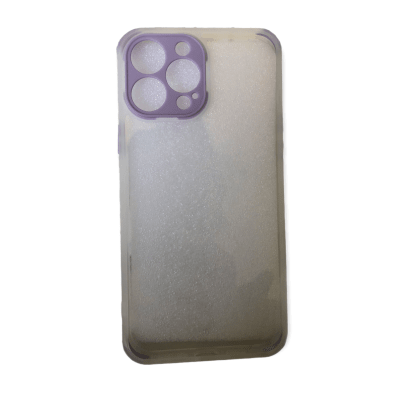 Carcasa iPhone 13 Pro Max Transparente Cámara Color Morado1