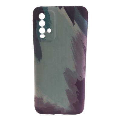 Carcasa Redmi 9T Pintura Colores Azul1