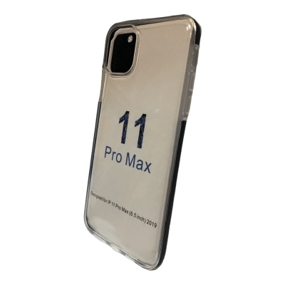 Carcasa Transparente Borde Negro iPhone 11 Pro Max1