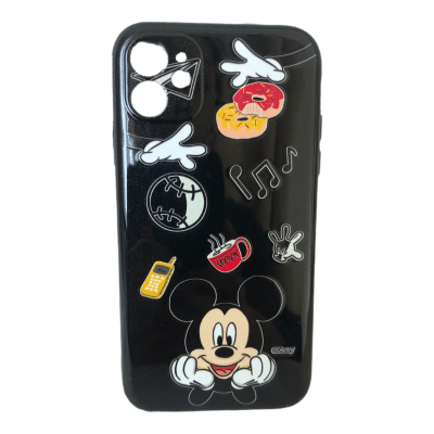 Carcasa iPhone 12 Disney Mickey Negro1