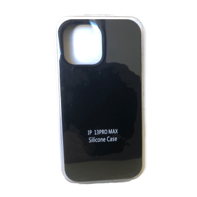 Carcasa iPhone 13 Pro Max Silicona Color Negro1