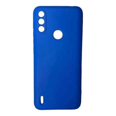 Carcasa Moto E7i Power Silicona Azul1