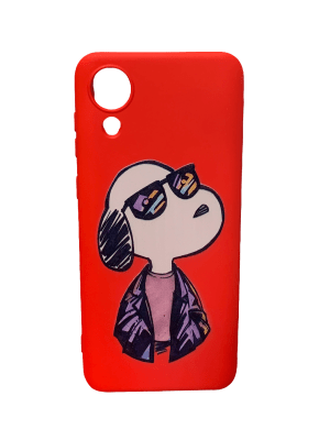 Carcasa Snoopy Gafas Roja A03 Core1