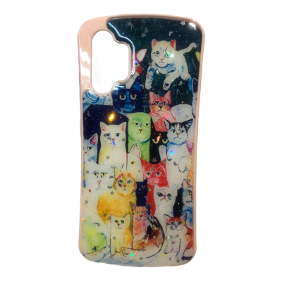 Carcasa Diseño A32 4G Gatos1