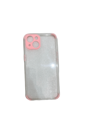 Carcasa iPhone 13 Transparente Cámara Color Rosado1